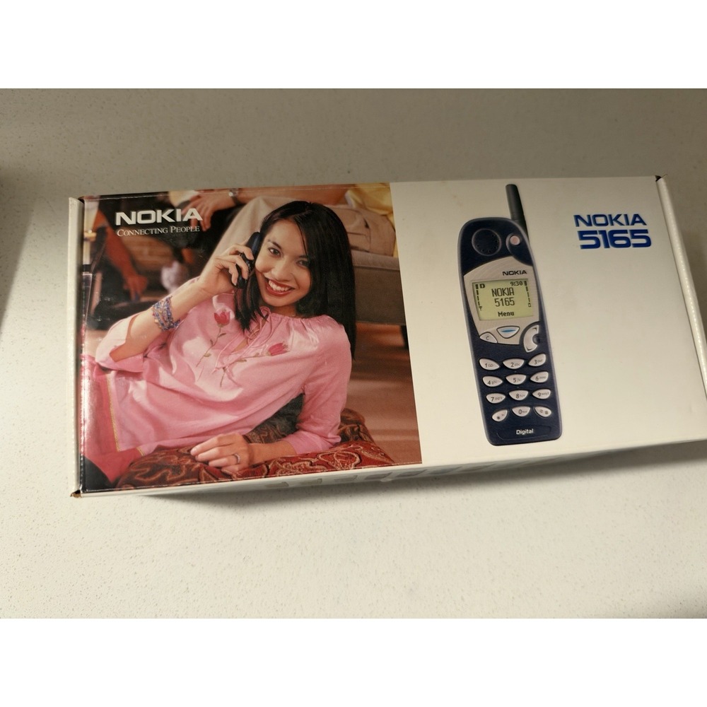 Nokia 5165 Cell Phone US Cellular Vintage Charger Box Manuals Complete NIB
